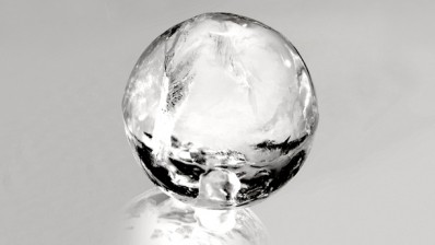 Each ice ball is made individually by a jet spray to get high ice quality