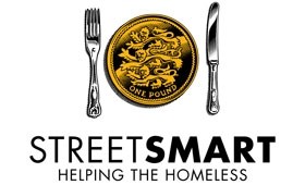 StreetSmart hopes diners at around 600 restaurants will donate £1 from their meals to the homeless