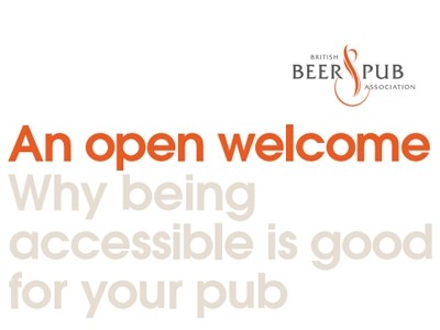 The BBPA guide highlights the benefits of making a pub more easily accessible for disabled customers