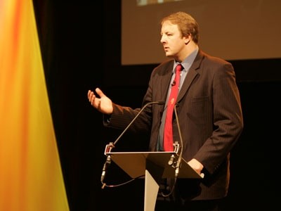 Shadow Small Business Minister Toby Perkins was speaking SIBA's BeerX conference earlier today