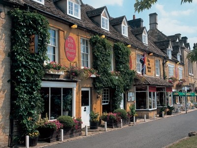 The Old Stocks Hotel is in the popular Cotswolds town of Stow-on-the-Wold