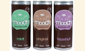 Mooch chocolate milk contains less than 1 per cent fat