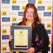 Lorraine Allanson collected the award for Rains Farm at the AA Bed and Breakfast Awards yesterday