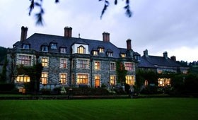 Llangoed Hall Hotel in the Brecon Beacons