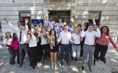 The 17 graduates from Travelodge's first Junior Management Programme have all been taken on by the company