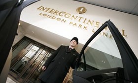 The InterContinental on Park Lane performed better than many other hotels within the group
