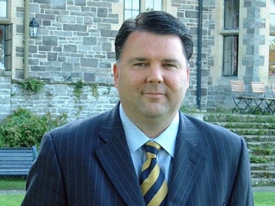 Calum Milne, the new managing director of Llangoed Hall, who has major plans to restore the hotel to its former glory