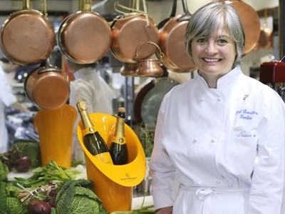 Nadia Santini, head chef at Dal Pescatore and winner of the 2013 Veuve Clicquot World's Best Female Chef award - photo by Paolo Terzi