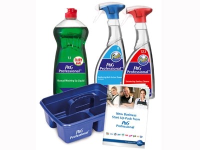 P&G Professional is sending out 500 business start-up packs to new hospitality operators to help them kick-start their business