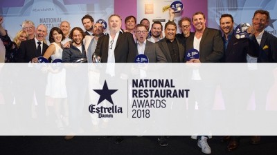 Shortlist revealed for 2018 Estrella Damm National Restaurant Awards