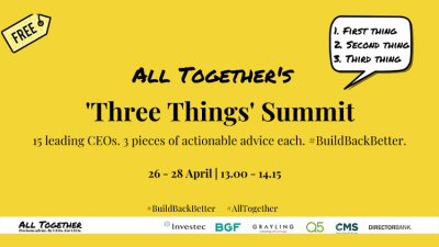 Three Things Summit to support small and medium sized UK businesses
