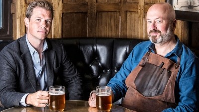 Pub pair: Harcourt Inns' director James McCulloch and Henry Harris
