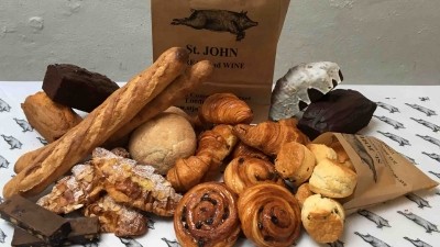 St. John Bakery is running a three week pop up in Old Street tube station