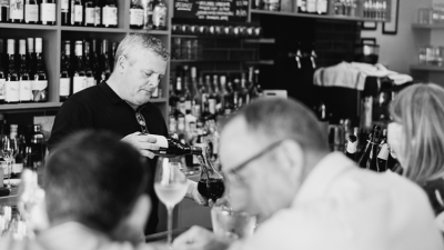 Paul Morgan owner and wine buyer Fourth & Church restaurant and bar in Hove