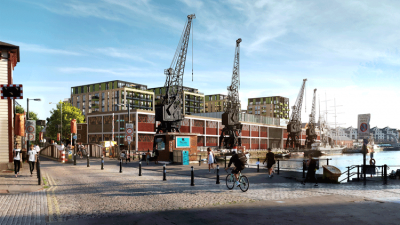 Revised planning application submitted for Bristol’s Wapping Wharf North