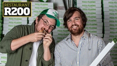 Pizza Pilgrim founders James Elliot (L) and Thom Elliot (R)