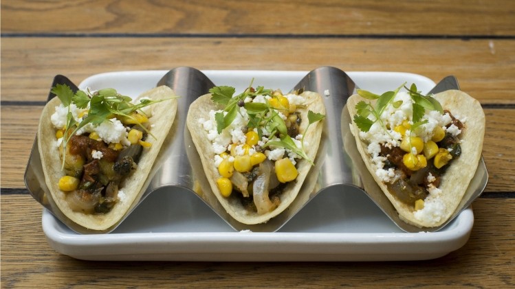 Cactus and grilled corn tacos: on the new beta menu