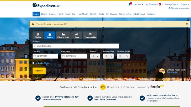 Expedia axes rate parity agreements with UK hotels