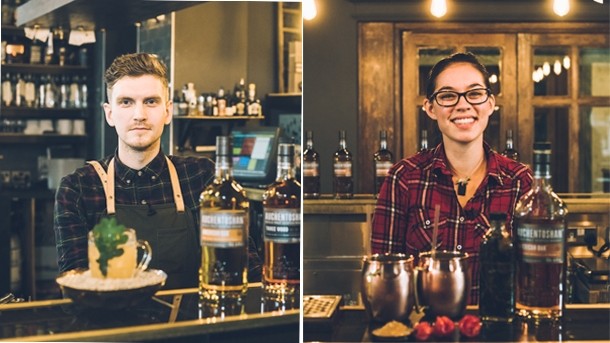 New Malt Order: Jack Wareing and Georgia Billing will be joining 10 other bartenders to help create a whisky to be served in bars next year