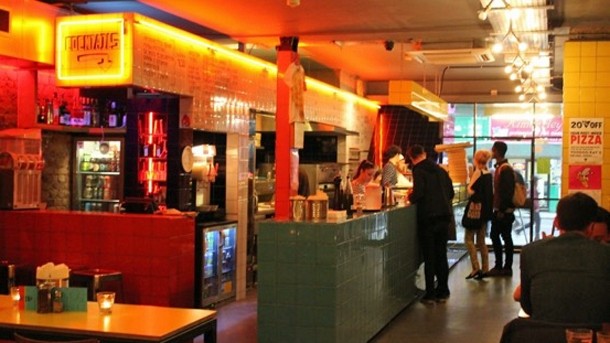 The bar will open below Voodoo Ray's Dalston restaurant (pictured)