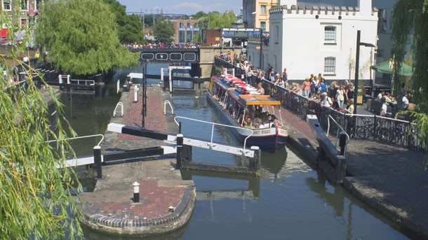 Camden has become a trendy place to eat in London, the survey found