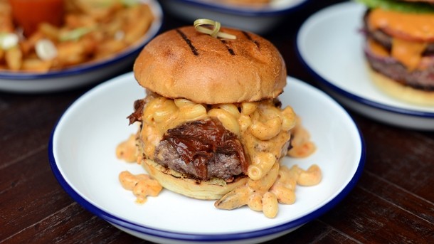 Macaroni cheese is making it onto more menus than ever before, both as a main dish and as an addition to other dishes, such as Dirty Bones' Mac Daddy Burger