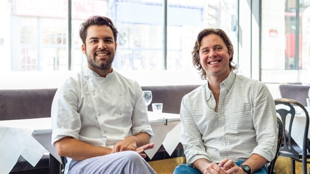 Tim Siadatan (left) and Jordan Frieda will open their second restaurant Padella in March