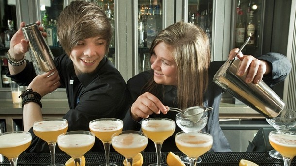 The course helps prepare young unemployed people for a career in hospitality