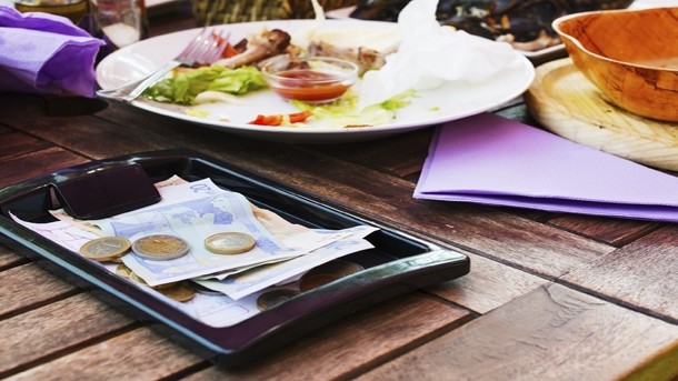 63 per cent of consumers say they'd like to see service charges removed from restaurant bills