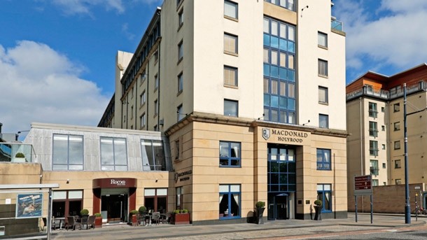 The Macdonald Holyrood hotel underwent a refurbishment last year as part of £14m invested in the estate 