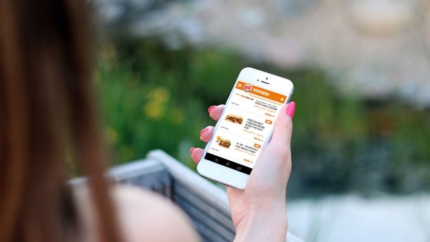 Burger King has launched its mobile app in the UK, offering personalised digital coupons to users