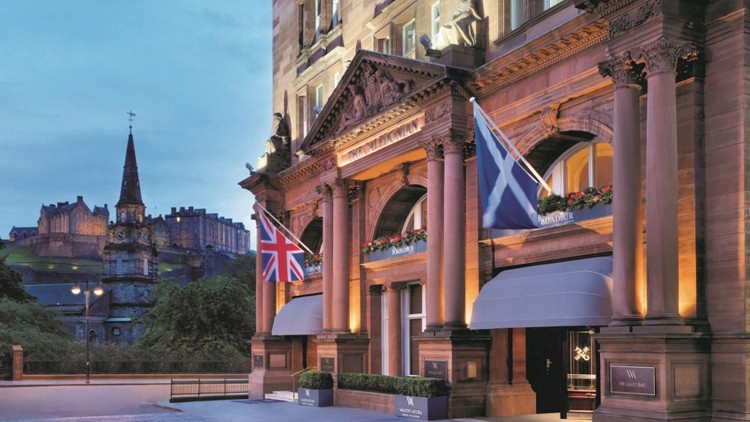 The Waldorf Astoria Edinburgh hotel sold for record sum