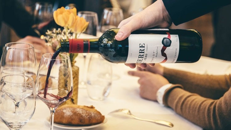 Low alcohol wines in restaurants zero proof