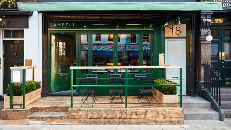 Ampéli new Greek restaurant in Fitzrovia 
