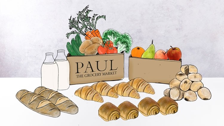 Bakery group Paul opens The Grocery Market delivery hub