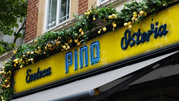 Latest opening: Pino from family-run team behind highly-regarded Italian restaurant Il Portico in London's Kensington James Chiavarini