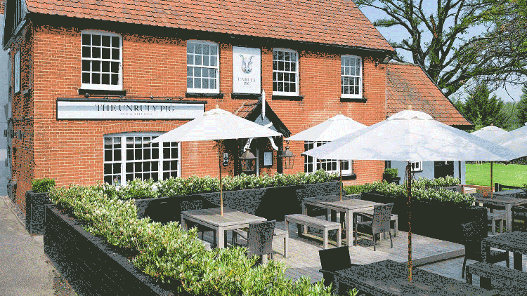 The Unruly Pig in Suffolk is the best gastropub in the UK