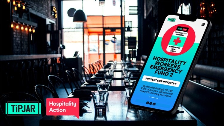 TiPJAR relaunches 'Hospitality Worker’s Emergency Fund' to support hospitality sector staff that are vulnerable and in need