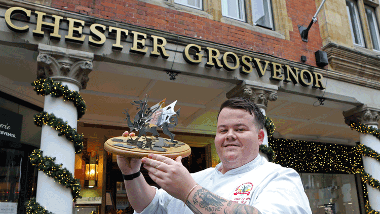 Chester Grosvener's Sam Griffiths is crowned National Chef of Wales