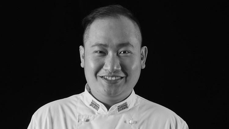 Flash-grilled with Michael Kwan head pastry chef at the Hotel Café Royal in London's Piccadilly Coup de Monde de la Patisserie