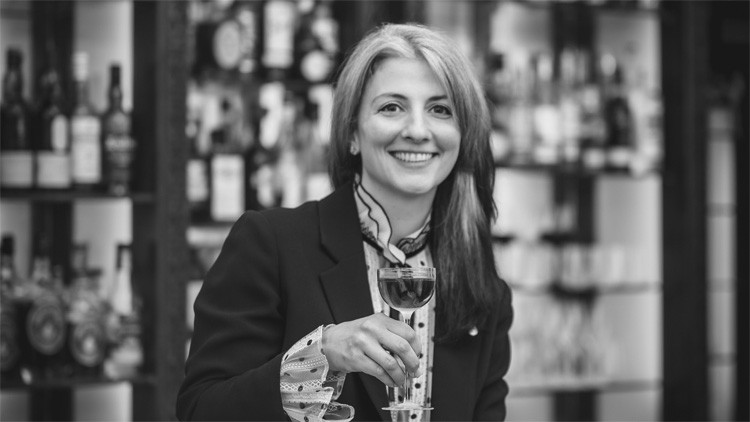 Flash-grilled: Giulia Cuccurullo Italian-born head bartender at Artesian in The Langham, London