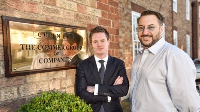 Edward Walsh of Commer Group (left) with Kevin Charity, managing director of Bulldog Hotel Group