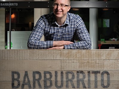 Morgan Davies, co-founder of Barburrito, believes his business is in a strong position to take London by storm. Photographs: Mat Quake