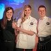 Glasgow City College students Nikola Plhavoka, Aoife Munro and Murray McDavid collected their award at the Dorchester last night