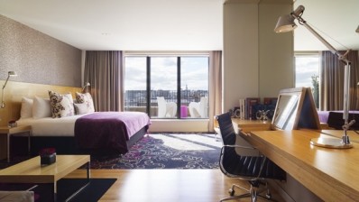 Example of Apex Hotel bedroom