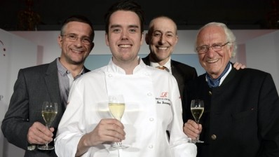 Ian Scaramuzza of Hibiscus becomes the 32nd chef to win the Roux Scholarship. Picture: Graham Flack