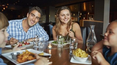 Families are eating out together more frequently than they did five years ago. Photo: Thinkstock