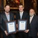 Jason Wright and Paul Taylor received their awards from Nick Scade, AFWS chairman; AFWS president Roy Ackerman and AFWS vice chairman Paul Breach