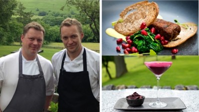 Grafene's executive chef Darren Goodwin (left) with head chef Damien Cunliffe
