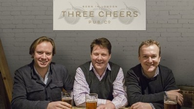 Renaissance Pubs, run up by Tom Peake, Mark Reynolds and Nick Fox, has changed its name to Three Cheers Pub Company